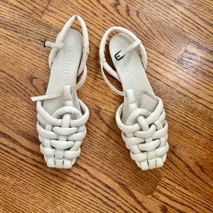 Hereu fishermen sandals EU 38 white leather